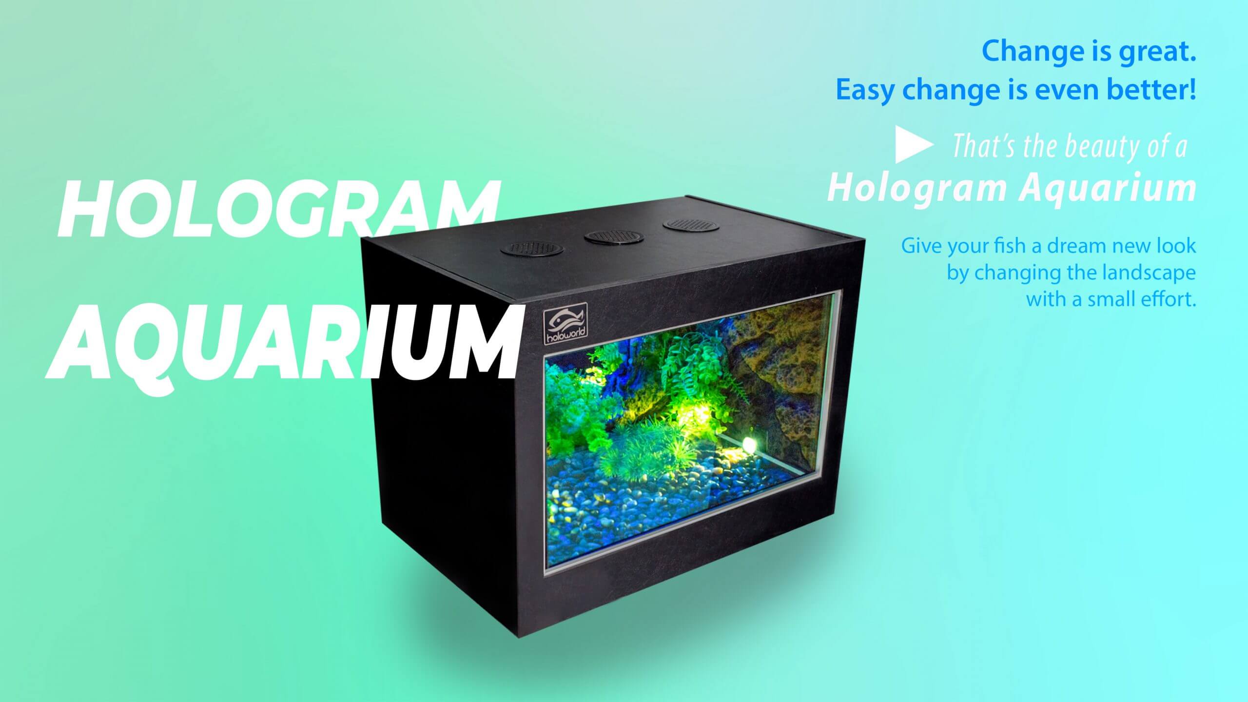 Web banner Hologram Aquarium
